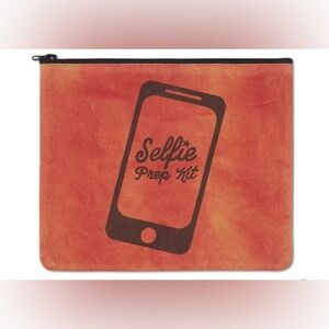 Orange Selfie Prep Kit Pouch
